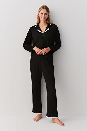 Suwen Cecilia Maskülen Pijama Takımı