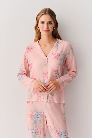 Suwen Flower Maskülen Pijama Takımı