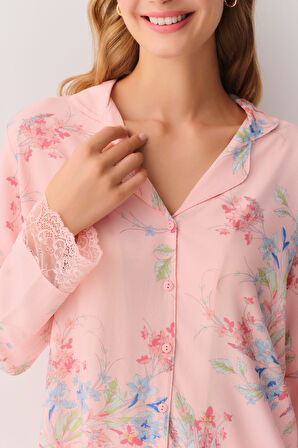 Suwen Flower Maskülen Pijama Takımı