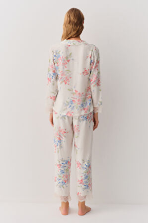 Suwen Flower Maskülen Pijama Takımı