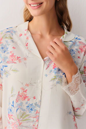 Suwen Flower Maskülen Pijama Takımı