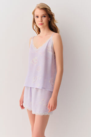 Suwen Lithium Şort Pijama Takımı