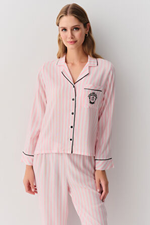 Suwen Emily Maskülen Pijama Takımı