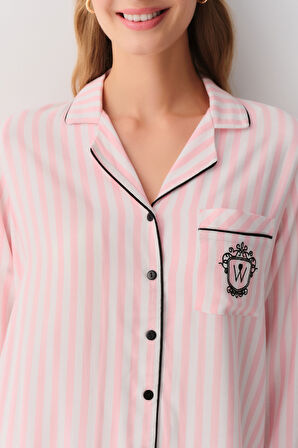 Suwen Emily Maskülen Pijama Takımı