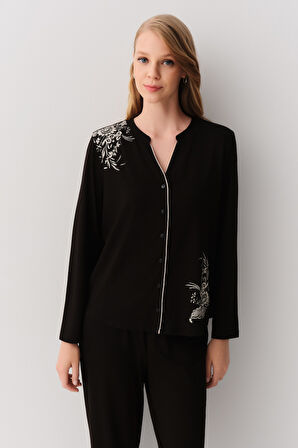 Suwen Efruz Maskülen Pijama Takımı