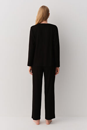 Suwen Efruz Maskülen Pijama Takımı