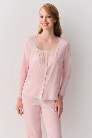 Suwen Sakura Maskülen Pijama Takımı