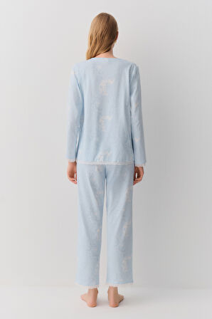 Suwen Sakura Maskülen Pijama Takımı