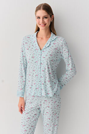 Suwen Young Mother Maskülen Pijama Takımı