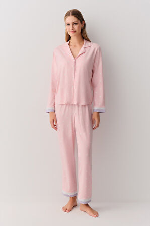 Suwen Pointy Maskülen Pijama Takımı