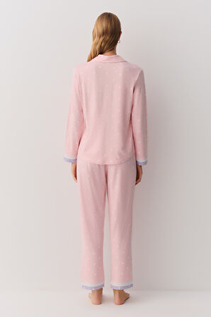 Suwen Pointy Maskülen Pijama Takımı