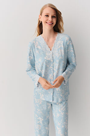 Suwen Hanna Maskülen Pijama Takımı