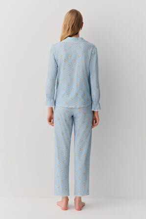 Suwen Julia Maskülen Pijama Takımı