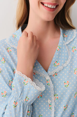 Suwen Julia Maskülen Pijama Takımı