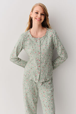 Suwen Lia Maskülen Pijama Takımı