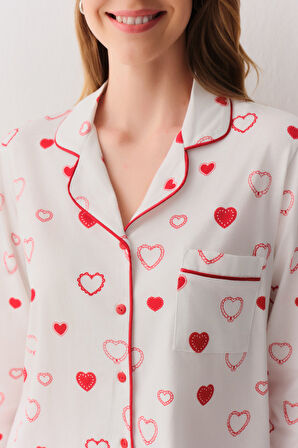 Suwen Love Maskülen Pijama Takımı