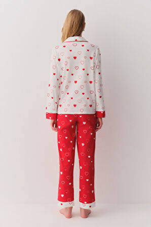 Suwen Love Maskülen Pijama Takımı