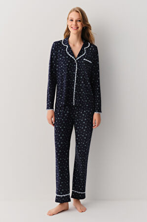 Suwen Woody Maskülen Pijama Takımı