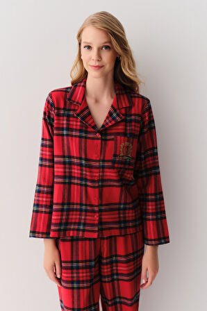 Suwen Lauren Maskülen Pijama Takımı