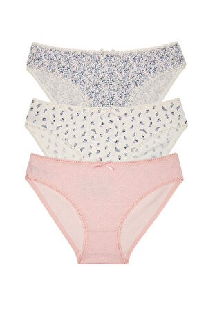Suwen 3 lü Desenli Slip Külot