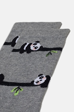 Suwen Happy Panda Soket Çorap