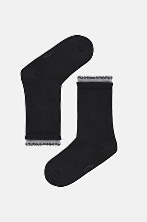 Suwen Double Picot Soket Çorap