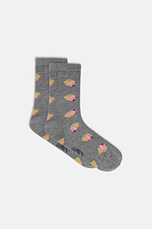 Suwen Ice Cream Soket Çorap