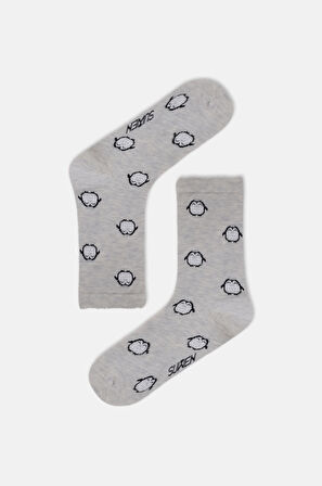 Suwen Happy Penguin Soket Çorap