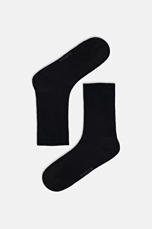 Suwen Ribbed Soket Çorap