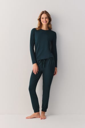 Suwen Pillow Check Spor Pantolon