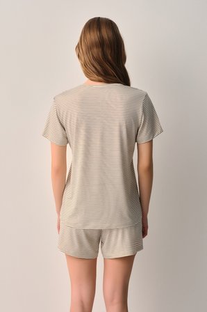 Suwen Casual Şort Pijama Takımı