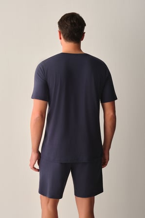 Suwen Jacob Erkek Modal Şort Pijama Takımı