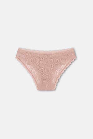 Suwen 3'lü Dantelli Normal Bel Slip Külot