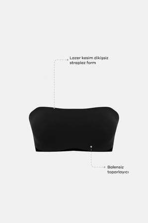 Suwen Invisible Hold Up Lazer Kesim İz Bırakmayan Toparlayıcı Straplez Sütyen