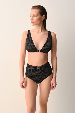 Suwen Montana V Kesim Üçgen Balensiz Bikini Üst