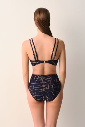 Suwen Glace Üçgen Bikini Üst