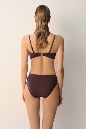 Suwen Stary Aksesuarlı Straplez Bikini Üst