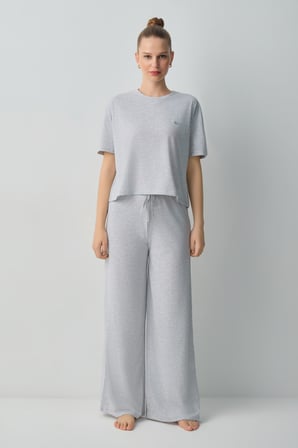 Suwen Casual Pamuklu Pijama Takımı