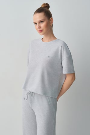 Suwen Casual Pamuklu Pijama Takımı