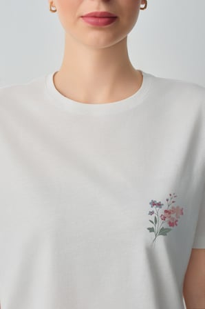 Suwen Julia Pamuklu Kapri Pijama Takımı