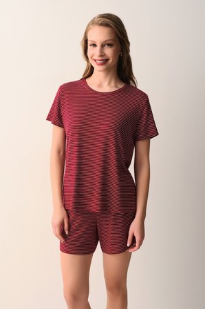 Suwen Casual Şort Pijama Takımı