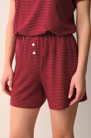 Suwen Casual Şort Pijama Takımı