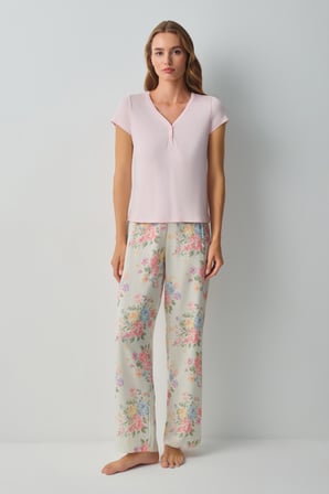 Suwen Fleur Pijama Takımı