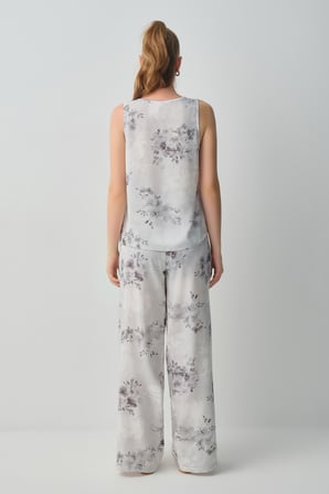 Suwen Glace Atlet Pantolon Pijama Takımı