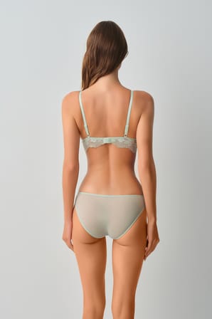 Suwen Scarlet Dantelli Üçgen Bralet Sütyen