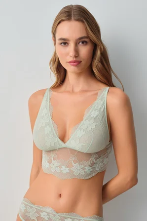 Suwen Scarlet Dantelli Bralet Sütyen