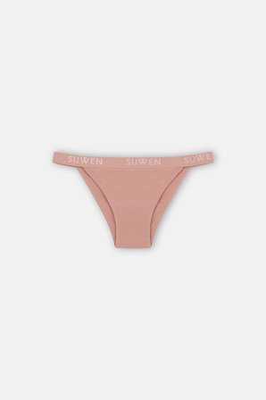 Suwen 3'lü Pamuklu Lastikli Normal Bel Slip Külot