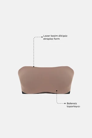 Suwen Invisible Hold Up Lazer Kesim İz Bırakmayan Toparlayıcı Straplez Sütyen
