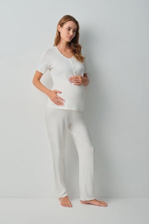 Suwen Pearl Hamile Lohusa Pijama Takımı