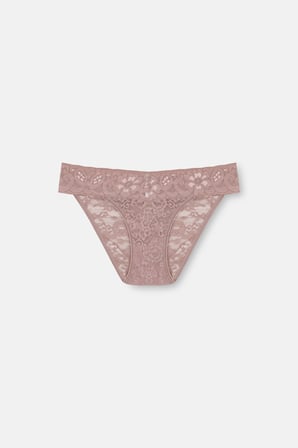 Suwen 3'lü Dantelli Normal Bel Slip Külot